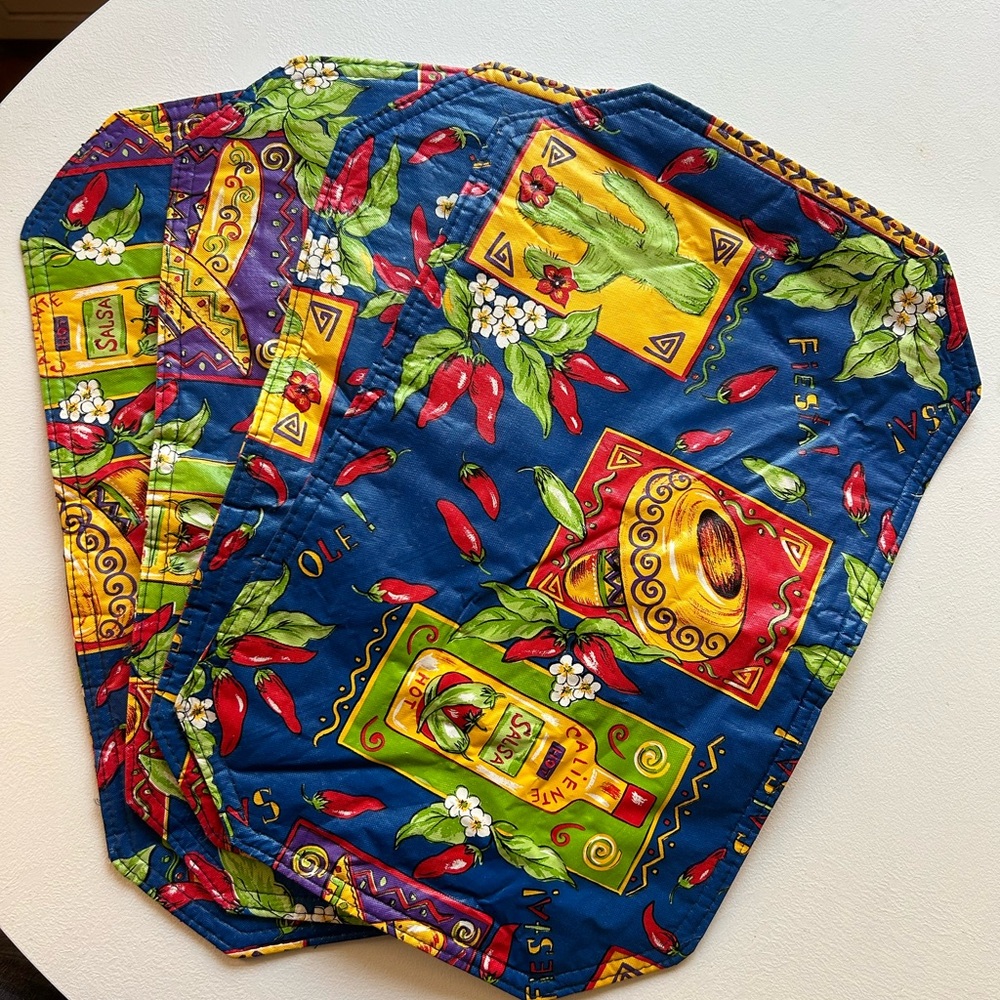 Fiesta placemats-set of 4